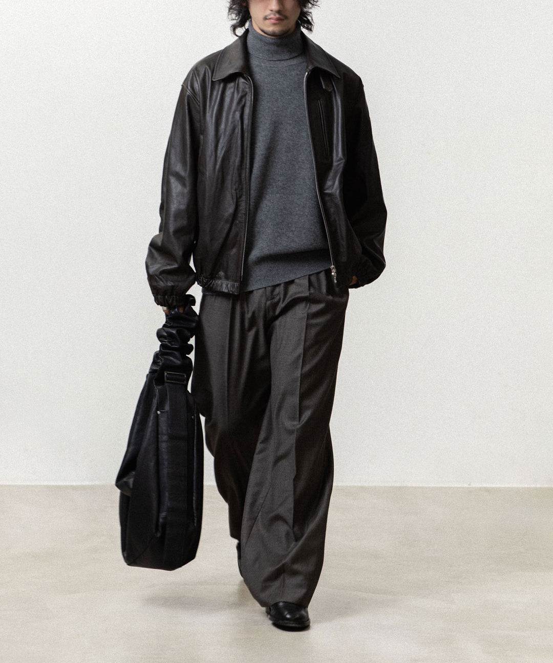 ssstein(シュタイン)のEXTRA FINE WOOL KNIT TURTLE NECK LS - GREYの公式通販サイトsession福岡セレクトショップ