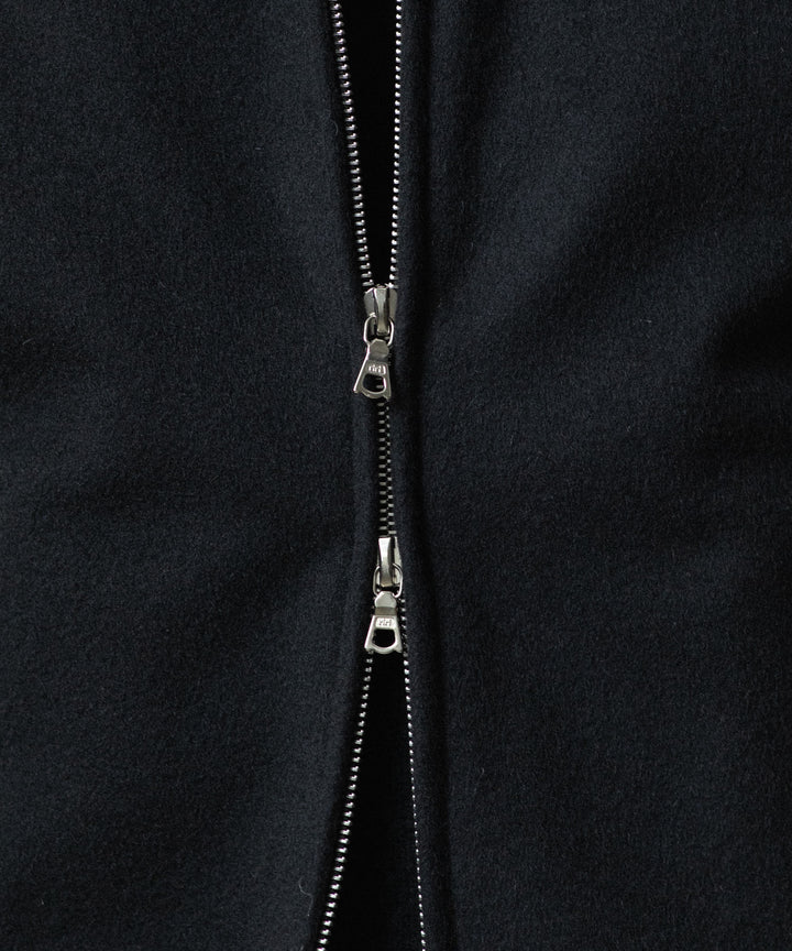 ssstein(シュタイン)のWOOL CASHMERE ZIP SHORT JACKET - BLACKの公式通販サイトsession福岡セレクトショップ
