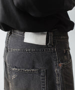 画像をギャラリービューアに読み込む, ssstein(シュタイン)のBAGGY DENIM SHORTS - BLACKの公式通販サイトsession福岡セレクトショップ
