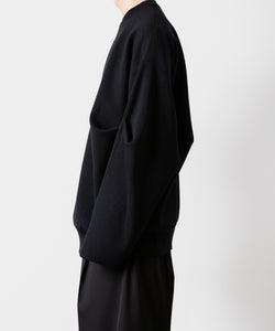 ssstein(シュタイン)のOVERSIZED DOUBLE KNIT REVERSIBLE LS - BLACK×BLACKの公式通販サイトsession福岡セレクトショップ