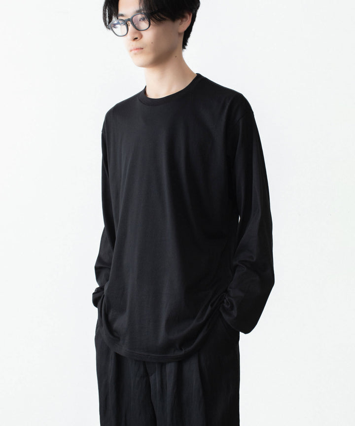 ssstein(シュタイン)のSUVIN COTTON BASIC LS TEE - BLACKの公式通販サイトsession福岡セレクトショップ