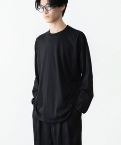 ssstein / シュタイン】SUVIN COTTON BASIC LS TEE - BLACK | 公式通販