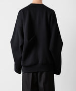 画像をギャラリービューアに読み込む, ssstein(シュタイン)のOVERSIZED DOUBLE KNIT REVERSIBLE LS - BLACK×BLACKの公式通販サイトsession福岡セレクトショップ
