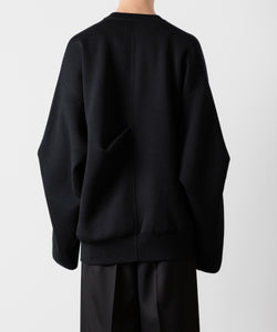 ssstein(シュタイン)のOVERSIZED DOUBLE KNIT REVERSIBLE LS - BLACK×BLACKの公式通販サイトsession福岡セレクトショップ