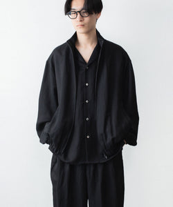 ssstein / シュタイン】VIS/LI BRIGHT TWILL OVERSIZED OPEN COLLAR SS