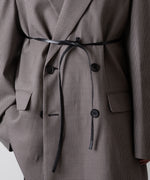 画像をギャラリービューアに読み込む, ssstein(シュタイン)のDOUBLE WEAVE HOUNDSTOOTH PEAK LAPEL SHORT COAT - HOUNDSTOOTHの公式通販サイトsession福岡セレクトショップ
