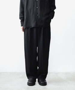 ssstein / シュタイン】VIS/LI BRIGHT TWILL WIDE EASY TROUSERS