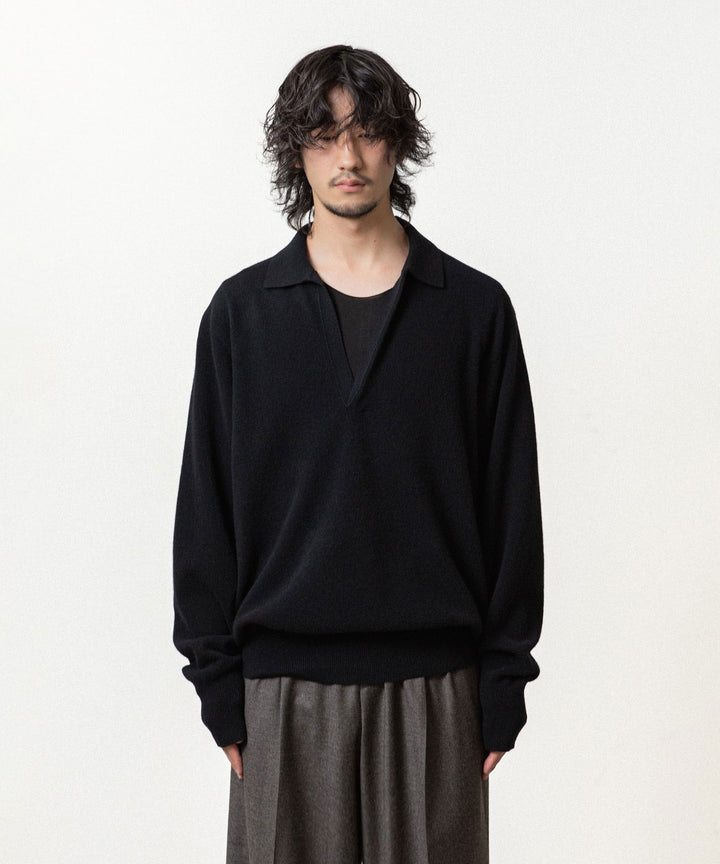 ssstein(シュタイン)のEXTRA FINE WOOL KNIT SKIPPER - BLACKの公式通販サイトsession福岡セレクトショップ