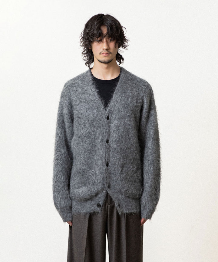 ssstein(シュタイン)の KID MOHAIR KNIT V NECK CARDIGAN - GREYの公式通販サイトsession福岡セレクトショップ