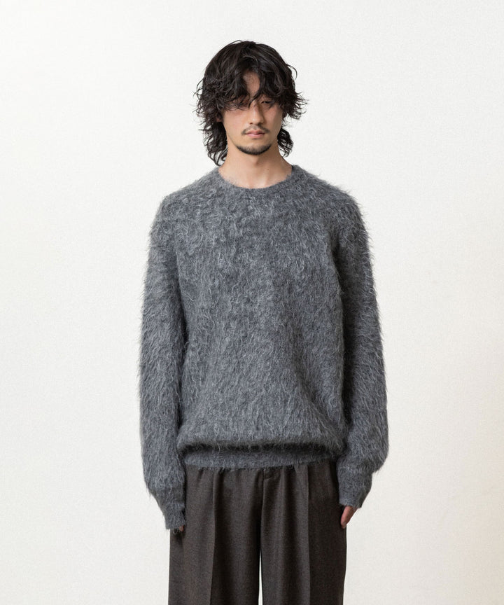 ssstein(シュタイン)の KID MOHAIR KNIT CREW NECK LS - GREYの公式通販サイトsession福岡セレクトショップ