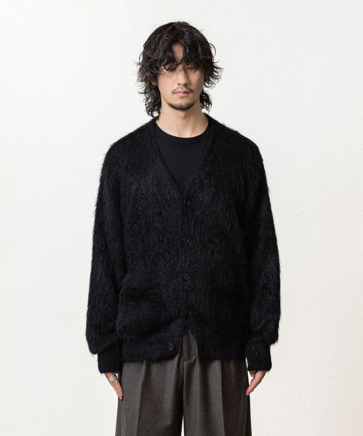 ssstein(シュタイン)の KID MOHAIR KNIT V NECK CARDIGAN - BLACKの公式通販サイトsession福岡セレクトショップ