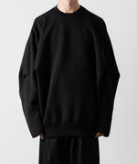 画像をギャラリービューアに読み込む, ssstein(シュタイン)のOVERSIZED DOUBLE KNIT REVERSIBLE LS - BLACK×BLACKの公式通販サイトsession福岡セレクトショップ
