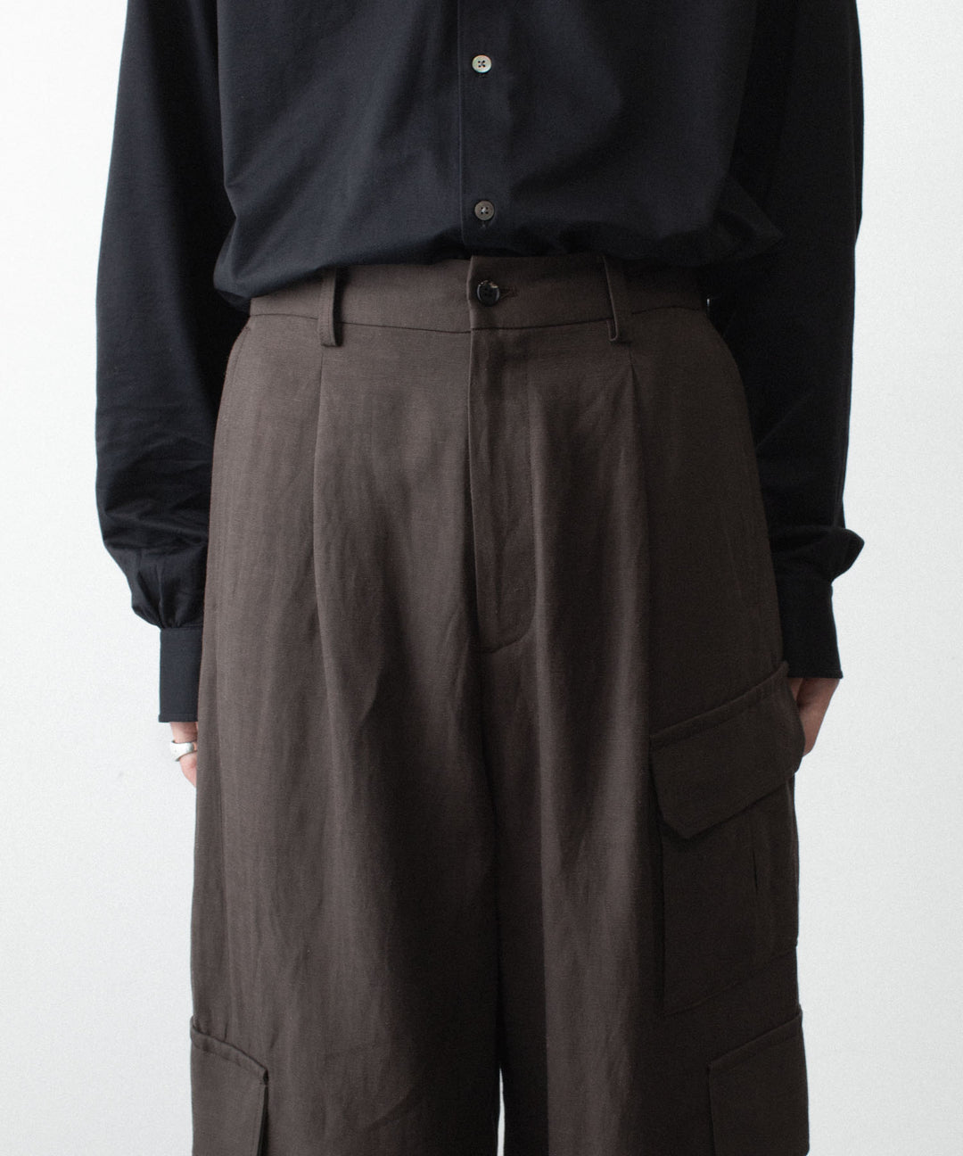 ssstein(シュタイン)のVIS/LI/RA TWILL CARGO TROUSERS - KHAKI BROWNの公式通販サイトsession福岡セレクトショップ