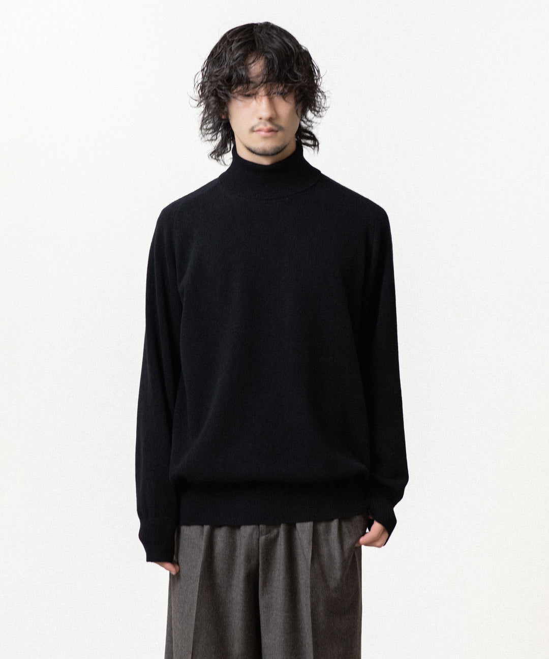 ssstein(シュタイン)のEXTRA FINE WOOL KNIT TURTLE NECK LS - BLACKの公式通販サイトsession福岡セレクトショップ