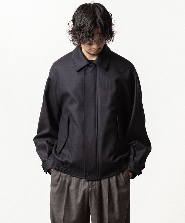 ssstein(シュタイン)のWOOL MELTON HARRINGTON JACKET - DARK CHARCOALの公式通販サイトsession福岡セレクトショップ