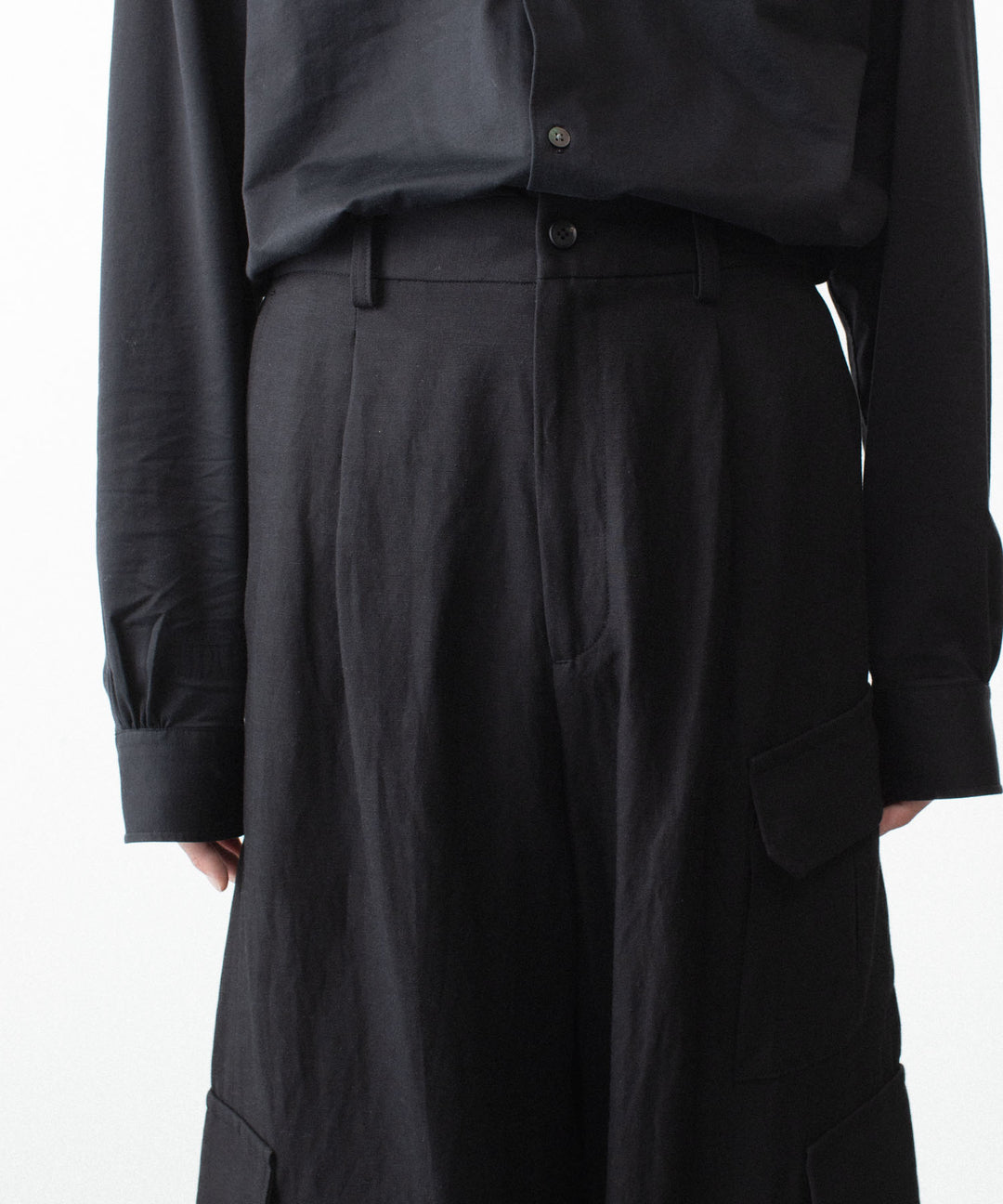 ssstein(シュタイン)のVIS/LI/RA TWILL CARGO TROUSERS - BLACKの公式通販サイトsession福岡セレクトショップ