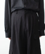 画像をギャラリービューアに読み込む, ssstein(シュタイン)のVIS/LI/RA TWILL CARGO TROUSERS - BLACKの公式通販サイトsession福岡セレクトショップ
