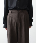 画像をギャラリービューアに読み込む, ssstein(シュタイン)のVIS/LI/RA TWILL EASY LONG WIDE TROUSERS - KHAKI BROWNの公式通販サイトsession福岡セレクトショップ

