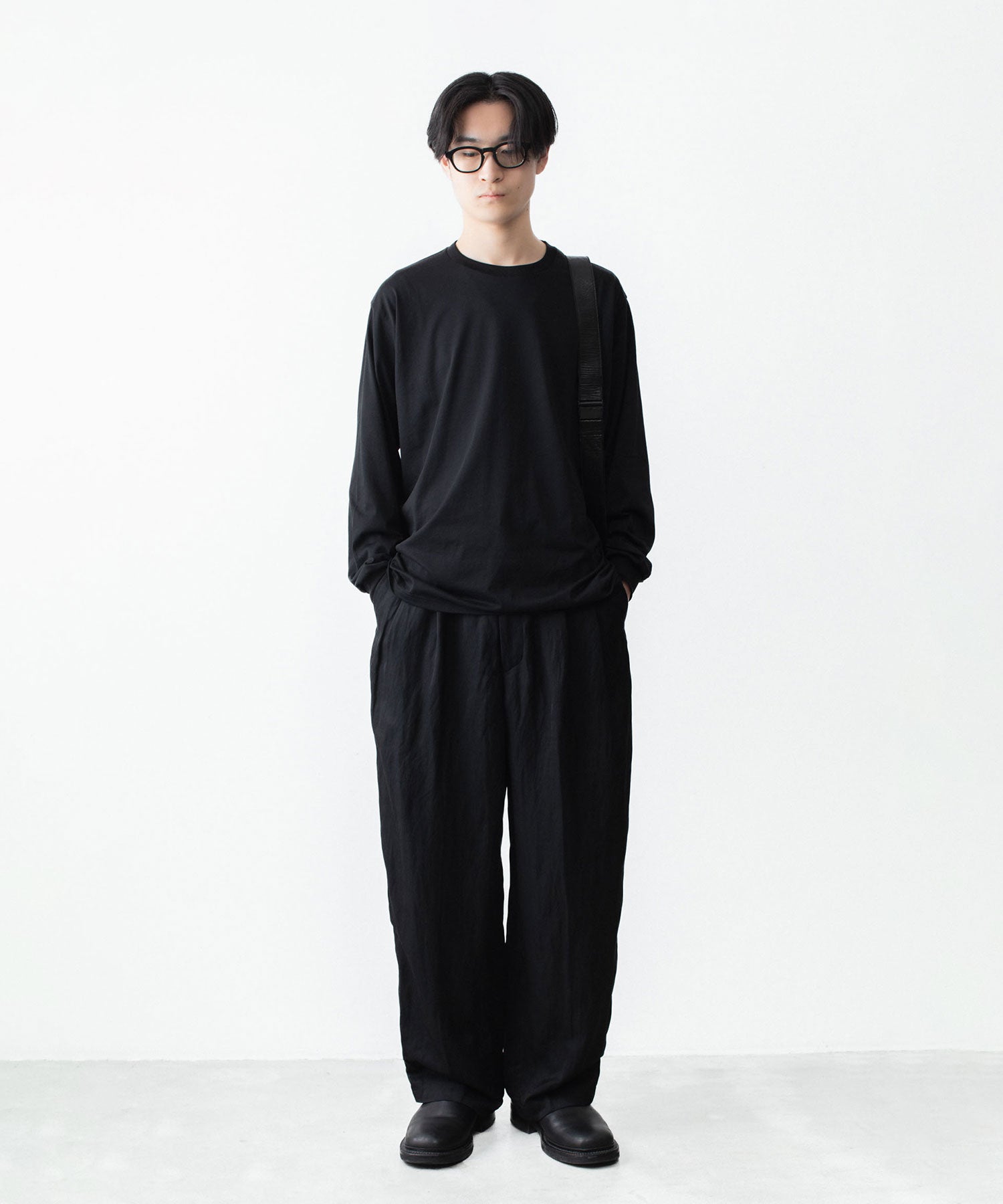 ssstein / シュタイン】SUVIN COTTON BASIC LS TEE - BLACK | 公式通販