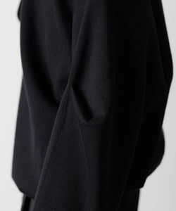 ssstein(シュタイン)のOVERSIZED DOUBLE KNIT REVERSIBLE LS - BLACK×BLACKの公式通販サイトsession福岡セレクトショップ