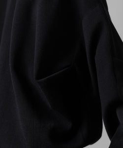 ssstein(シュタイン)のOVERSIZED DOUBLE KNIT REVERSIBLE LS - BLACK×BLACKの公式通販サイトsession福岡セレクトショップ