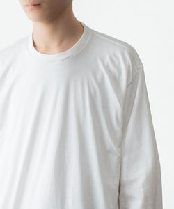 ssstein / シュタイン】SUVIN COTTON BASIC LS TEE - OFF WHITE | 公式