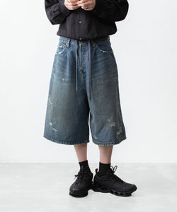 ssstein / シュタイン】BAGGY DENIM SHORTS - INDIGO | 公式通販サイト