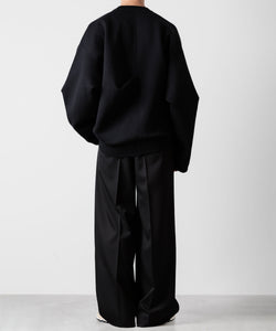 ssstein(シュタイン)のOVERSIZED DOUBLE KNIT REVERSIBLE LS - BLACK×BLACKの公式通販サイトsession福岡セレクトショップ