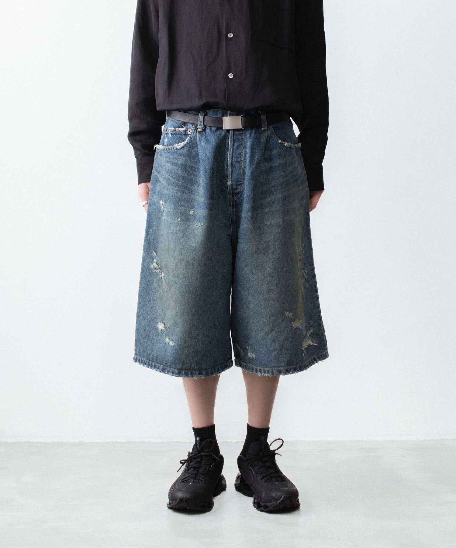 ssstein / シュタイン】BAGGY DENIM SHORTS - INDIGO | 公式通販サイト