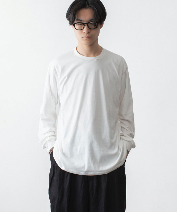 ssstein(シュタイン)のSUVIN COTTON BASIC LS TEE - OFF WHITEの公式通販サイトsession福岡セレクトショップ