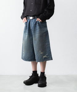 ssstein / シュタイン】BAGGY DENIM SHORTS - INDIGO | 公式通販サイト