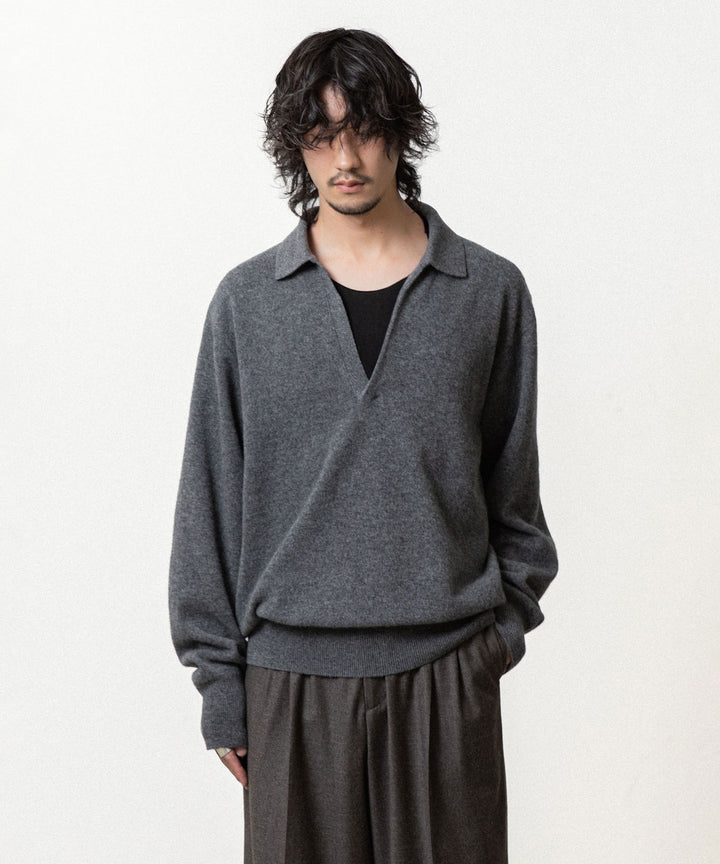 ssstein(シュタイン)のEXTRA FINE WOOL KNIT SKIPPER - GREY公式通販サイトsession福岡セレクトショップ
