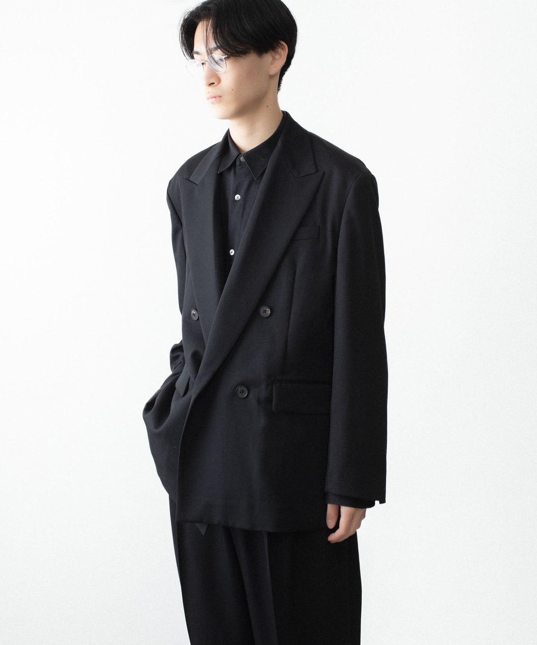 ssstein(シュタイン)のDOUBLE BREASTED BLAZER - BLACKの公式通販サイトsession福岡セレクトショップ