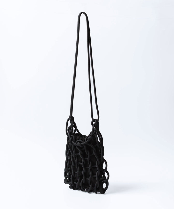 ssstein(シュタイン)のPARA CORD HAND KNIT BAG - BLACKの公式通販サイトsession福岡セレクトショップ