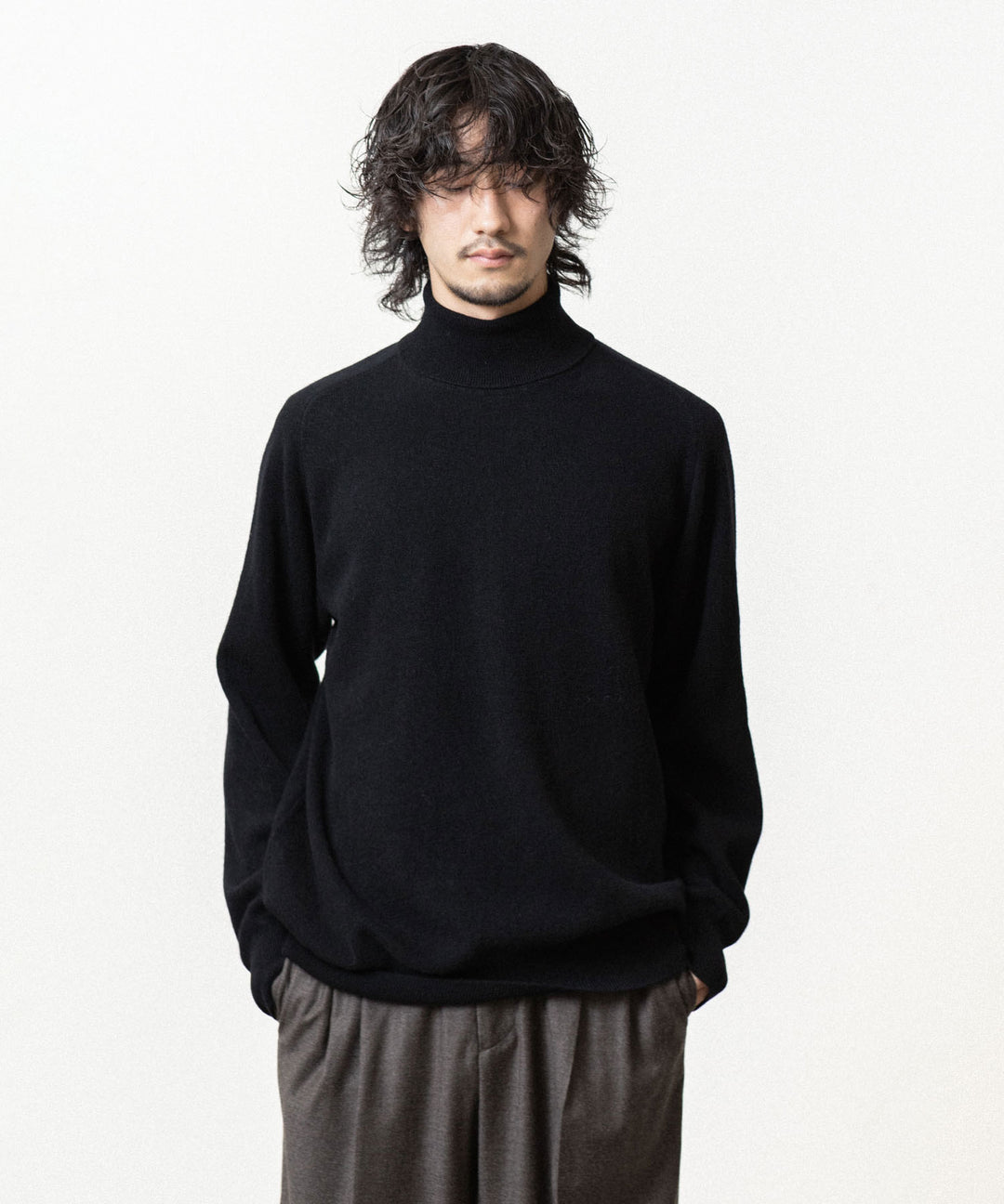 ssstein(シュタイン)のEXTRA FINE WOOL KNIT TURTLE NECK LS - BLACKの公式通販サイトsession福岡セレクトショップ
