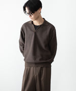 画像をギャラリービューアに読み込む, ssstein(シュタイン)のSLUB COTTON KNIT SKIPPER LS - KHAKIの公式通販サイトsession福岡セレクトショップ
