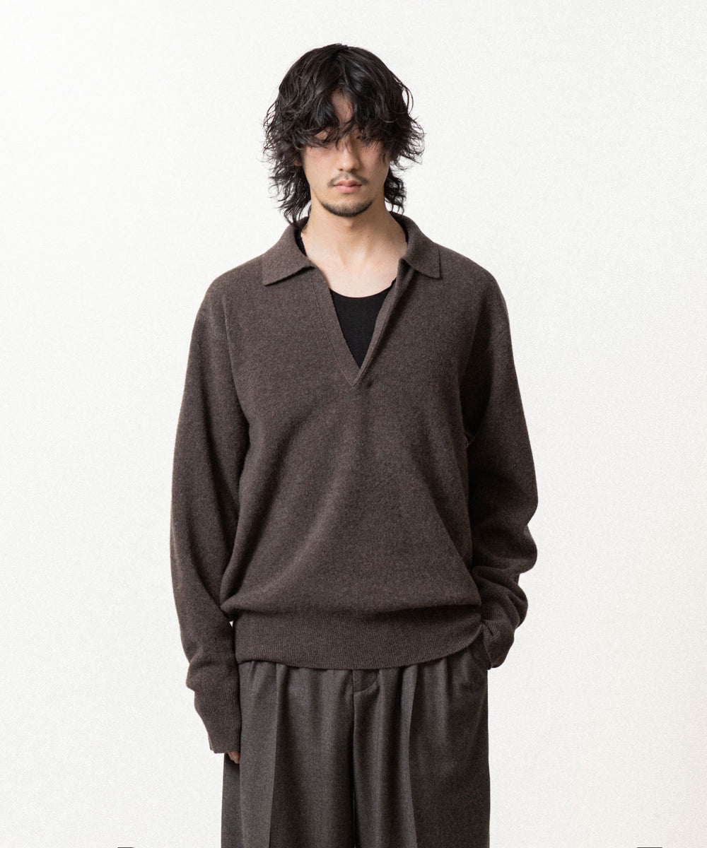 ssstein(シュタイン)のEXTRA FINE WOOL KNIT SKIPPER - MOCHAの公式通販サイトsession福岡セレクトショップ