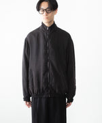 画像をギャラリービューアに読み込む, ssstein(シュタイン)のCUPRO FIBRIL VINTAGE ZIP JACKET - BLACKの公式通販サイトsession福岡セレクトショップ
