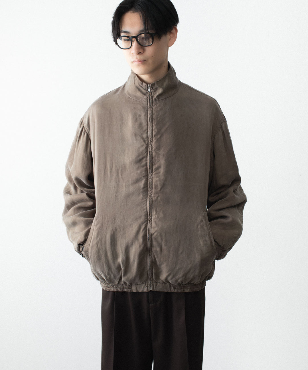 ssstein(シュタイン)のCUPRO FIBRIL VINTAGE ZIP JACKET - KHAKIの公式通販サイトsession福岡セレクトショップ