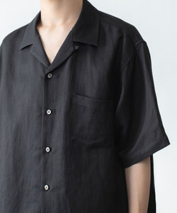 ssstein / シュタイン】VIS/LI BRIGHT TWILL OVERSIZED OPEN COLLAR SS