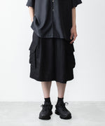 画像をギャラリービューアに読み込む, ssstein(シュタイン)のVIS/LI BRIGHT TWILL CARGO SHORT TROUSERS - BLACKの公式通販サイトsession福岡セレクトショップ
