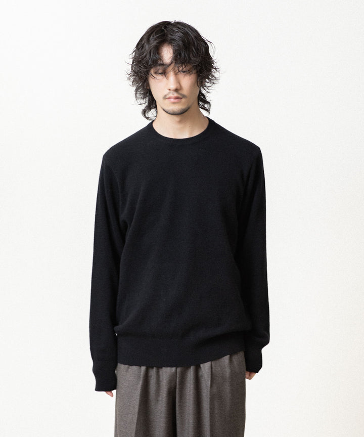 ssstein(シュタイン)のEXTRA FINE WOOL KNIT CREW NECK LS - BLACKの公式通販サイトsession福岡セレクトショップ