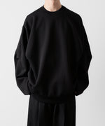 画像をギャラリービューアに読み込む, ssstein(シュタイン)のOVERSIZED DOUBLE KNIT REVERSIBLE LS - BLACK×BLACKの公式通販サイトsession福岡セレクトショップ
