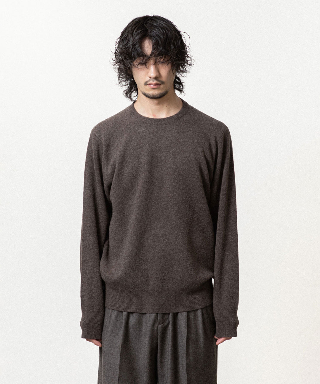 ssstein(シュタイン)のEXTRA FINE WOOL KNIT CREW NECK LS - MOCHAの公式通販サイトsession福岡セレクトショップ