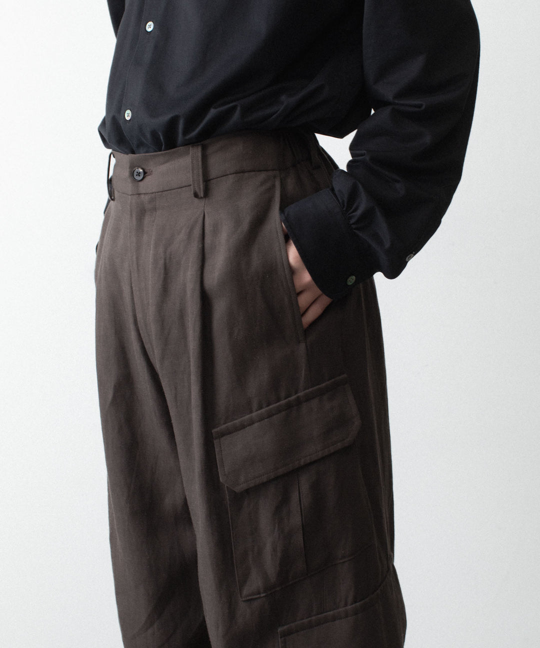 ssstein(シュタイン)のVIS/LI/RA TWILL CARGO TROUSERS - KHAKI BROWNの公式通販サイトsession福岡セレクトショップ