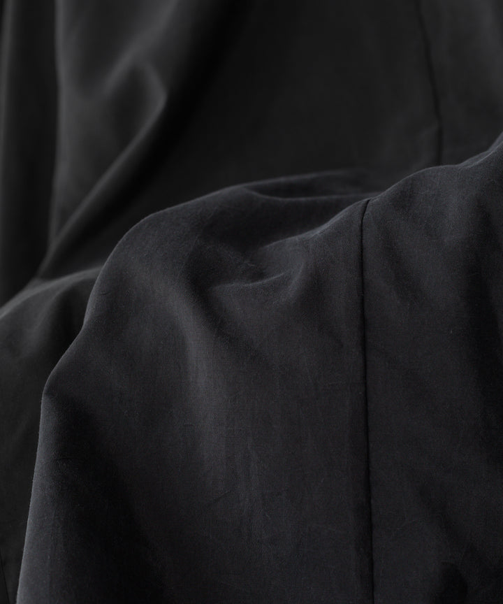 ssstein(シュタイン)の24AWコレクション SILK NYLON ZIP UP BLOUSON - BLACK 公式通販サイトsession福岡セレクトショップ