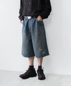 ssstein / シュタイン】BAGGY DENIM SHORTS - INDIGO | 公式通販サイト