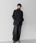 画像をギャラリービューアに読み込む, ssstein(シュタイン)の24AWコレクション SILK NYLON SINGLE BREASTED JACKET - BLACK 公式通販サイトsession福岡セレクトショップ
