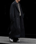 画像をギャラリービューアに読み込む, ssstein(シュタイン)の24AWコレクション OVERSIZED MAXI-LENGTH DOUBLE BREASTED COAT - BLACK 公式通販サイトsession福岡セレクトショップ
