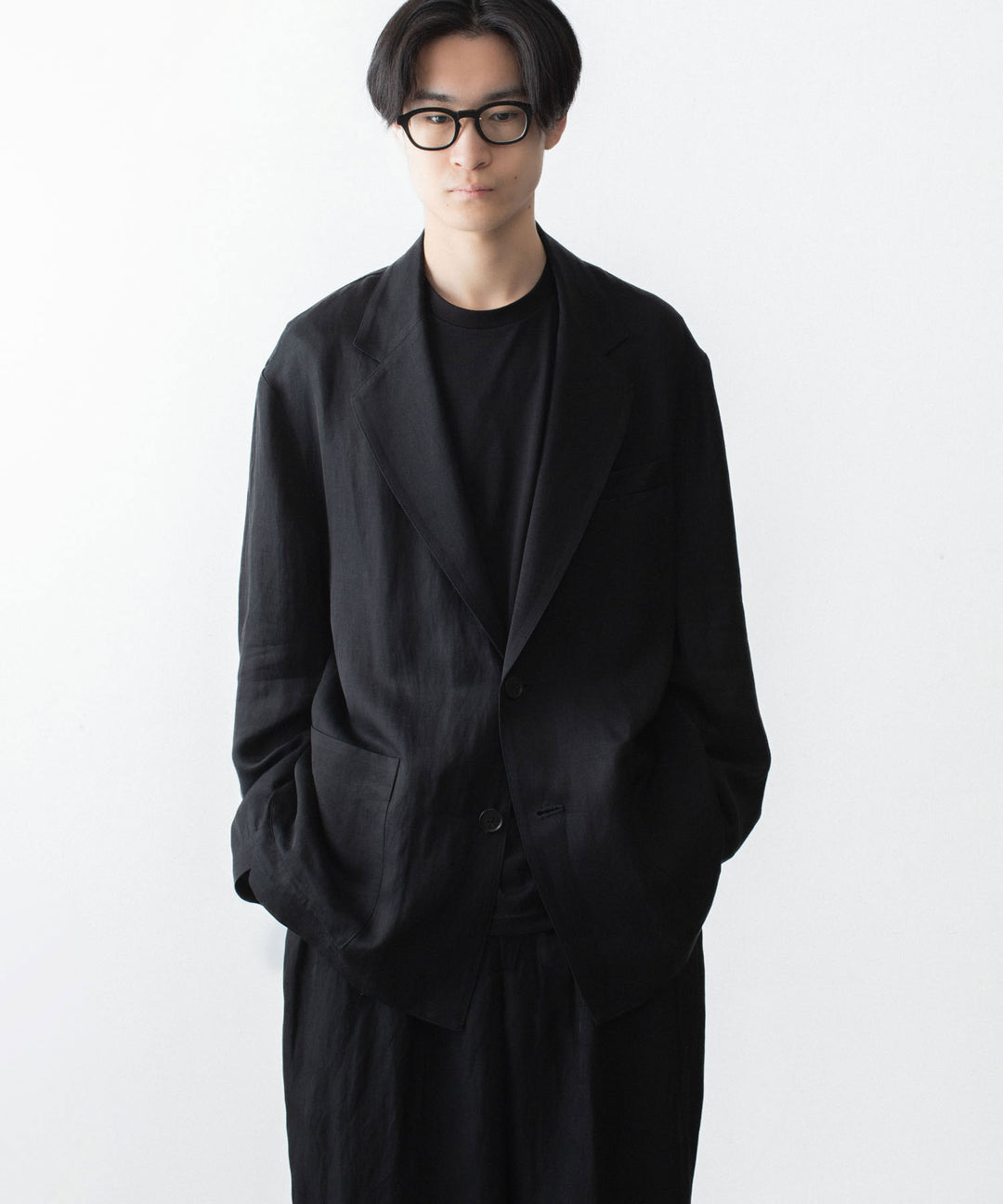 ssstein(シュタイン)のVIS/LI BRIGHT TWILL SINGLE BREASTED JACKET - BLACKの公式通販サイトsession福岡セレクトショップ